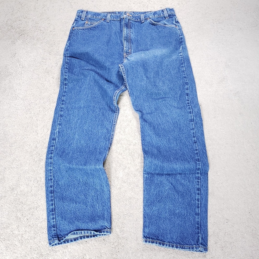 Vintage Levis 505 Orange Tab Jeans Men 42x32** USA 1995 Regular Fit Straight Leg